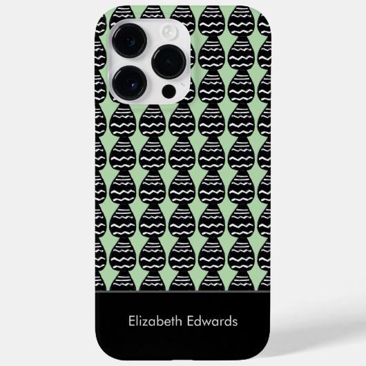 Phantastisches, modernes Grün- und Schwarzwald Case-Mate iPhone Hülle (Rückseite)