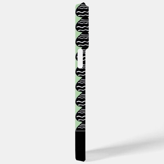 Phantastisches, modernes Grün- und Schwarzwald Case-Mate iPhone Hülle (Rückseite / Rechts)