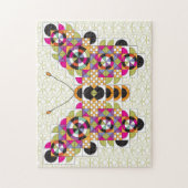 Phantastisches Monarch Butterfly Quilfly-Muster Puzzle (Vertikal)