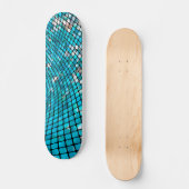 Phantastisches Mosaik 1 Skateboard (Vorderseite)