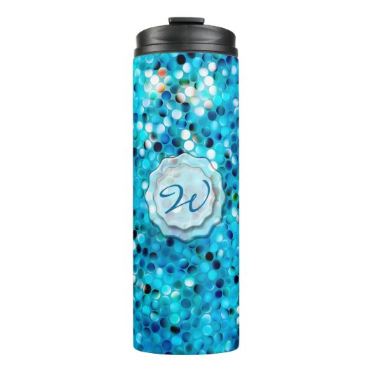 Phantastisches Mosaik 2 Thermal Tumbler Thermosbecher (Vorderseite)