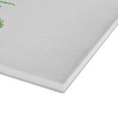 Phantastisches Mosaikglas aus Grünem Drachen Schneidebrett (Ecke)