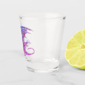 Phantastisches Mosaikglas Schnapsglas (Rechts)
