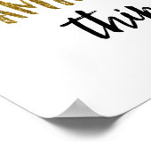 Phantastisches Motivierend Zitat Poster (Ecke)