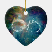 Phantastisches mystisches Symbol für "Live Lagh Li Keramik Ornament (Hinten)