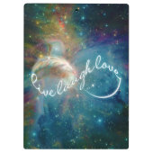 Phantastisches mystisches Symbol für "Live Lagh Li Klemmbrett (Rückseite)