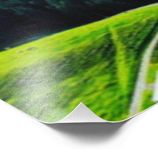 phantastisches Naturdesign in den Schweizer Bergen Fotodruck (Ecke)