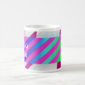 Phantastisches neues Wellenneondesign Kaffeetasse (Mittel)