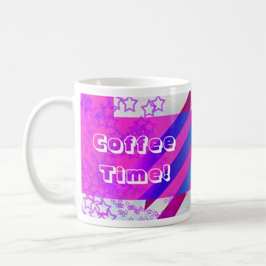 Phantastisches neues Wellenneondesign Kaffeetasse (Links)