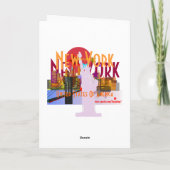 Phantastisches New York Karte (Rückseite)