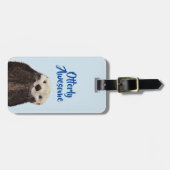 Phantastisches Niedliches Otter-Foto Gepäckanhänger (Vorderseite horizontal)