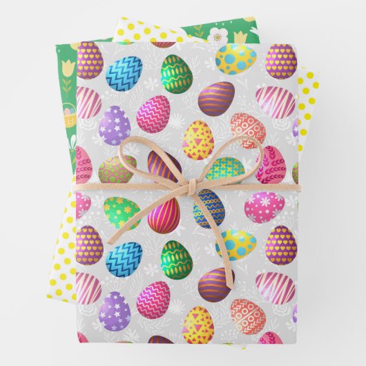 Phantastisches Osterwackelpapier - Flachblatt-Set  Geschenkpapier Set (Beispiel)