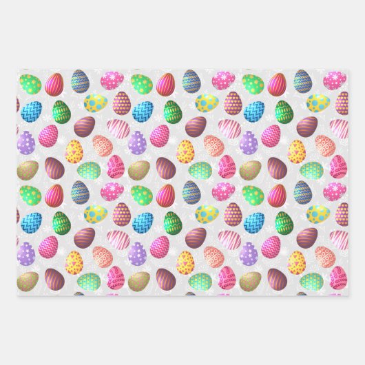 Phantastisches Osterwackelpapier - Flachblatt-Set  Geschenkpapier Set (Vorderseite)