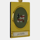 Phantastisches Patriotisches Militär einzigartig Banner-Ornament Gold (Rechts)