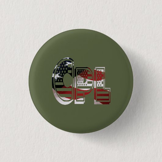 Phantastisches Patriotisches Militär einzigartig Button (Vorderseite)