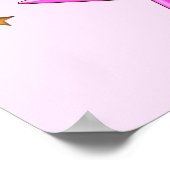 PHANTASTISCHES PINK-PERSONALISIERTES KÄHLERLEITUNG POSTER (Ecke)