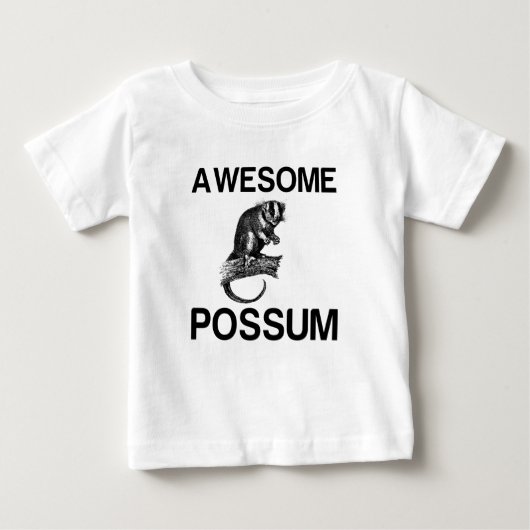 PHANTASTISCHES POSSUM .... BABY T-SHIRT (Vorderseite)