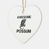 PHANTASTISCHES POSSUM KERAMIK ORNAMENT (Links)