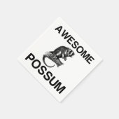 PHANTASTISCHES POSSUM SERVIETTE (Ecke)