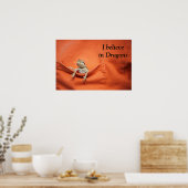 phantastisches Poster für den Reptil-/Bartonfan (Küche)