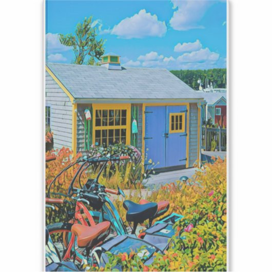 Phantastisches Radzeichnen Aufkleber (Vorderseite)