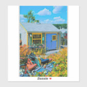 Phantastisches Radzeichnen Aufkleber (Blatt)