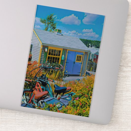 Phantastisches Radzeichnen Aufkleber (Detail)