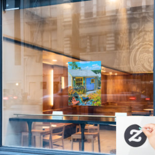 Phantastisches Radzeichnen Fensteraufkleber