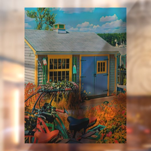 Phantastisches Radzeichnen Fensteraufkleber (Blatt 2)