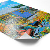 Phantastisches Radzeichnen Fotodruck (Ecke)