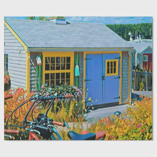 Phantastisches Radzeichnen Geschenkpapier (Flach)