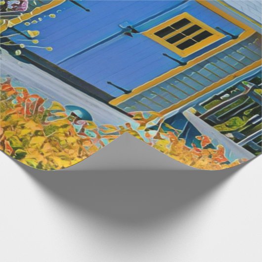 Phantastisches Radzeichnen Geschenkpapier (Ecke)