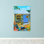 Phantastisches Radzeichnen Leinwanddruck (Insitu (Holzboden))