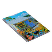 Phantastisches Radzeichnen Notizblock (Rechte Seite)