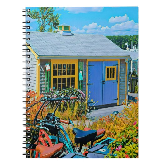 Phantastisches Radzeichnen Notizblock (Vorderseite)