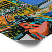 Phantastisches Radzeichnen Poster (Ecke)