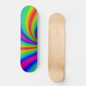 Phantastisches Regenbogenmuster-Skateboard Skateboard (Vorderseite)