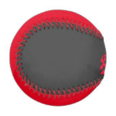 Phantastisches rotes Sportbaseball Baseball (Vorderseite Links)