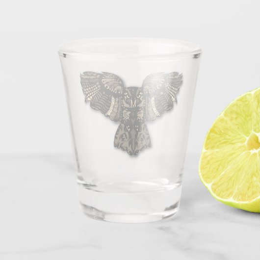 Phantastisches Rustikales Ei Schnapsglas (Rückseite)