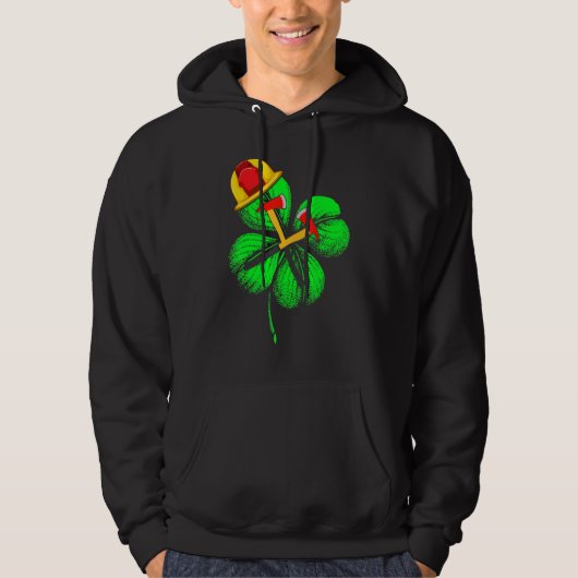 Phantastisches Saint Patrick S Day Feuerwehrschiff Hoodie (Vorderseite)