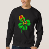 Phantastisches Saint Patrick S Day Feuerwehrschiff Sweatshirt (Vorderseite)