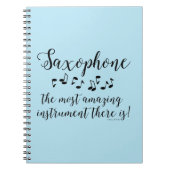 Phantastisches Saxophon Notizblock (Vorderseite)