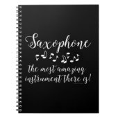 Phantastisches Saxophon Notizblock (Vorderseite)