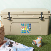 Phantastisches Schweden - Staatssymbole Aufkleber (Kühler)