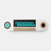Phantastisches Skateboard "Tsunami" personalisierb (Horizontal)