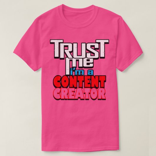 Phantastisches Slogan-Geschenk für Content-Creator T-Shirt (Design vorne)