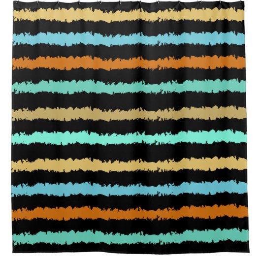 Phantastisches Sommermuster Duschvorhang (Vorderseite)