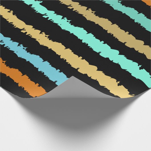 Phantastisches Sommermuster Geschenkpapier (Ecke)