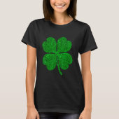 Phantastisches St Patrick's Day Irish Giltter Klee T-Shirt (Vorderseite)