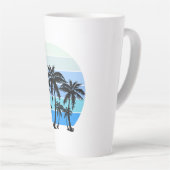 Phantastisches Stranddesign Milchtasse (Rechte Ecke)